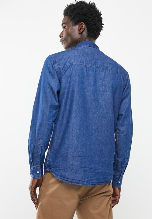 Vertigo - Vertigo stretch denim shirt - abrasion wash denim