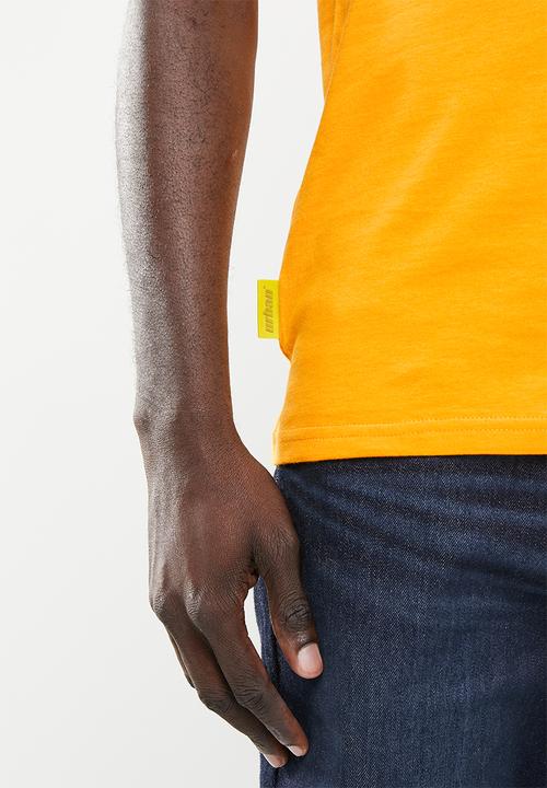 urban° - Urban embossed logo design tee - lemon
