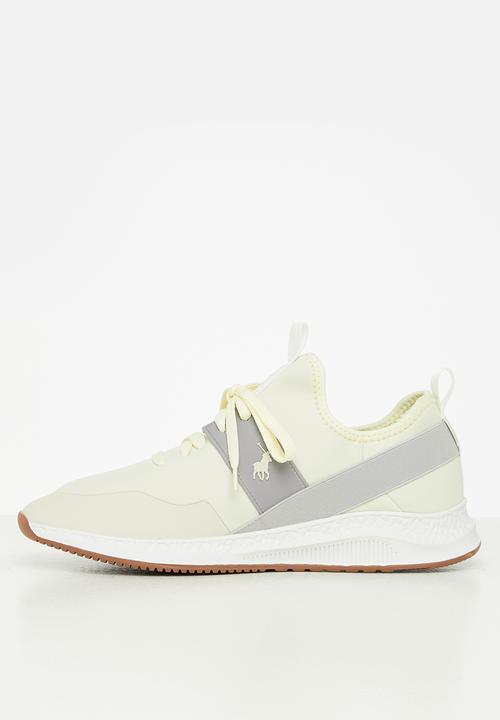 POLO - Athleisure side flash polo sneaker - off white