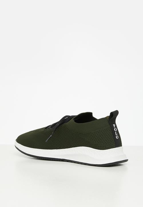 POLO - Classic knit runner - olive