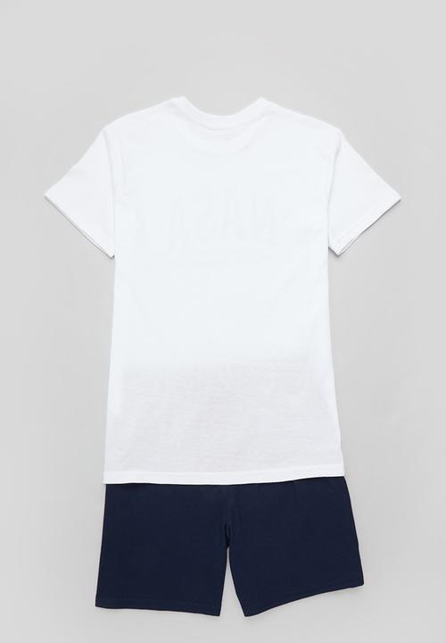 Superbalist - Nasa summer pj set - white & navy
