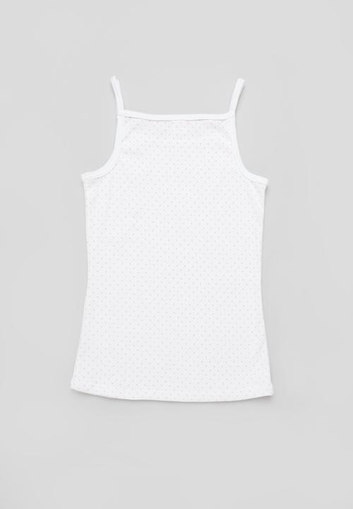 Superbalist - Girls strappy vest - pink & grey