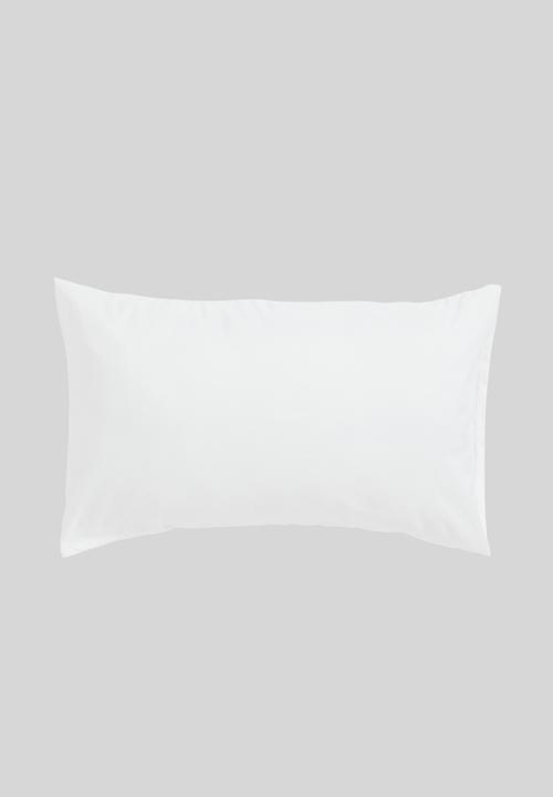 Sixth Floor - Recycled microfibre standard pillowcase set - white