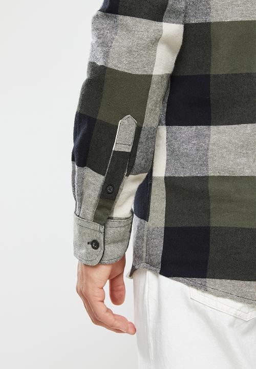 Only & Sons - Onsgudmund ls 3t check shirt - olive