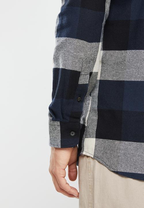 Only & Sons - Onsgudmund ls 3t check shirt - navy