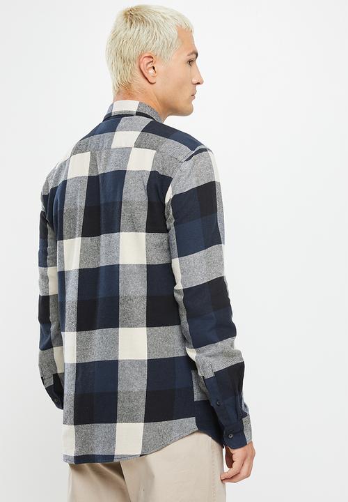Only & Sons - Onsgudmund ls 3t check shirt - navy