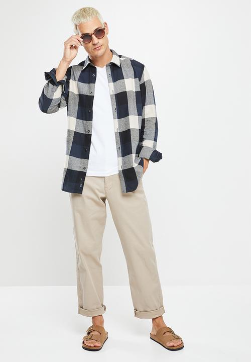 Only & Sons - Onsgudmund ls 3t check shirt - navy