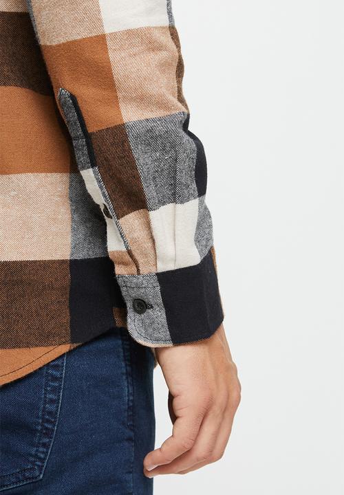 Only & Sons - Onsgudmund long sleeve shirt - tan