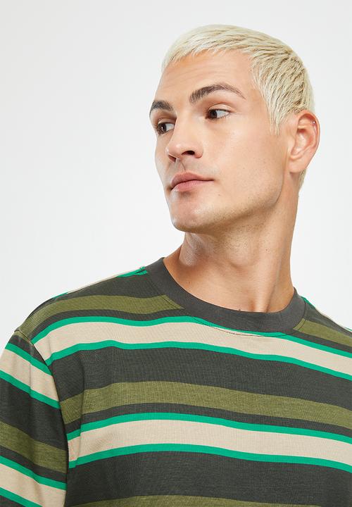 Only & Sons - Onsfred rlx printed stripe ss 3128 tee - rosin