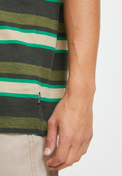 Only & Sons - Onsfred rlx printed stripe ss 3128 tee - rosin