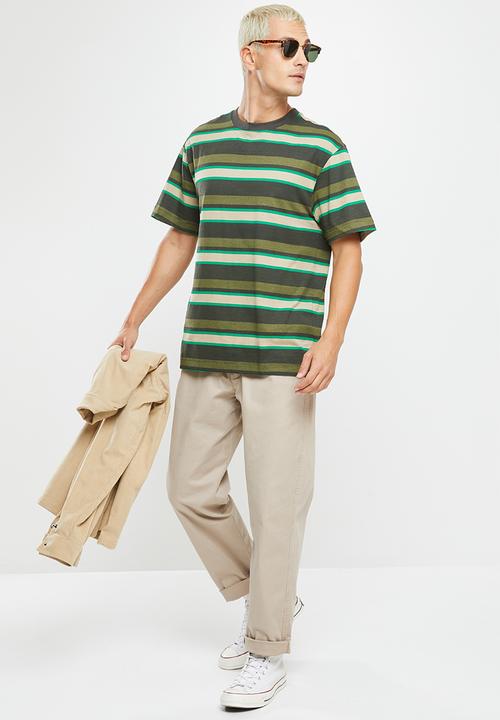 Only & Sons - Onsfred rlx printed stripe ss 3128 tee - rosin