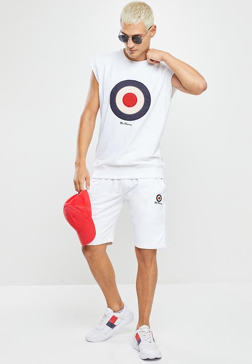 Ben Sherman - Crew tar sleeveless - white