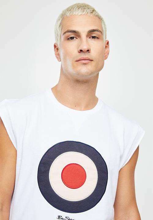 Ben Sherman - Crew tar sleeveless - white