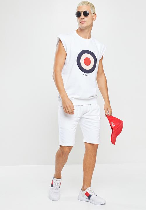 Ben Sherman - Jogger shorts - white