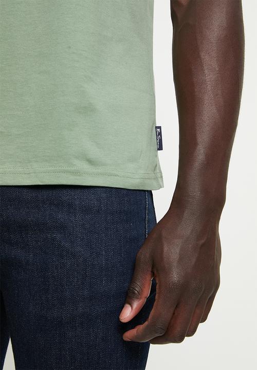 Ben Sherman - Music mash tee shirt - pale khaki