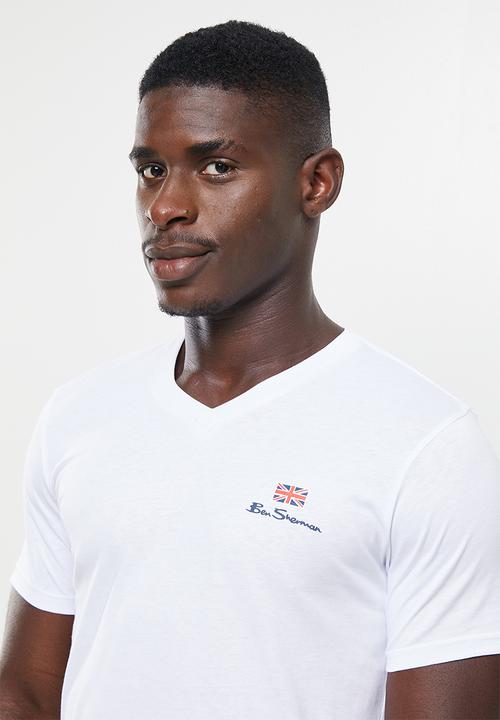 Ben Sherman - V/n basic ben tee - white
