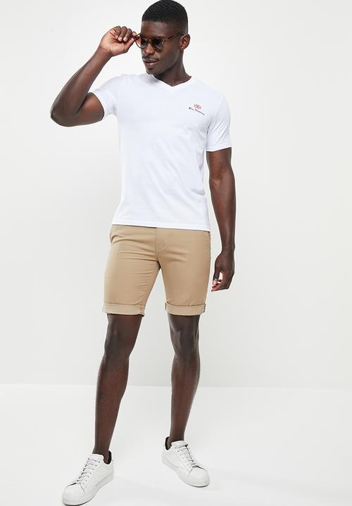 Ben Sherman - V/n basic ben tee - white