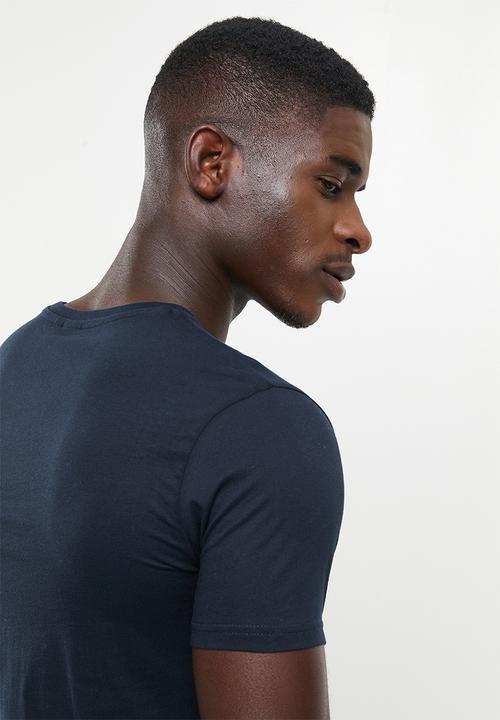 POLO - Men heritage printed tee - navy