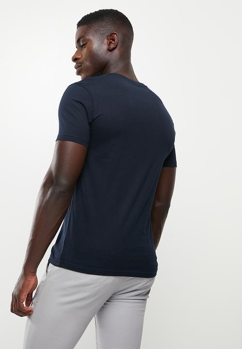POLO - Men heritage printed tee - navy