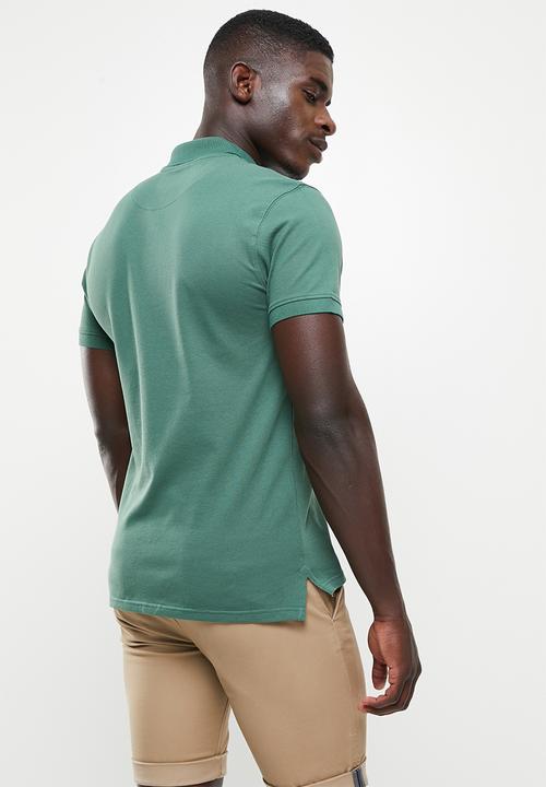 POLO - Men classic short sleeve golfer - green