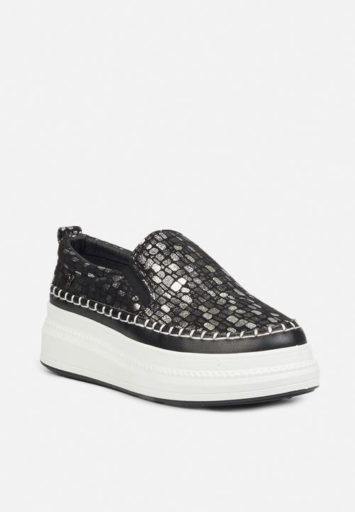 Butterfly Feet - Senhora 7 slip-on - black
