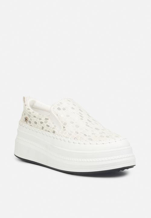 Butterfly Feet - Senhora 7 slip-on - white