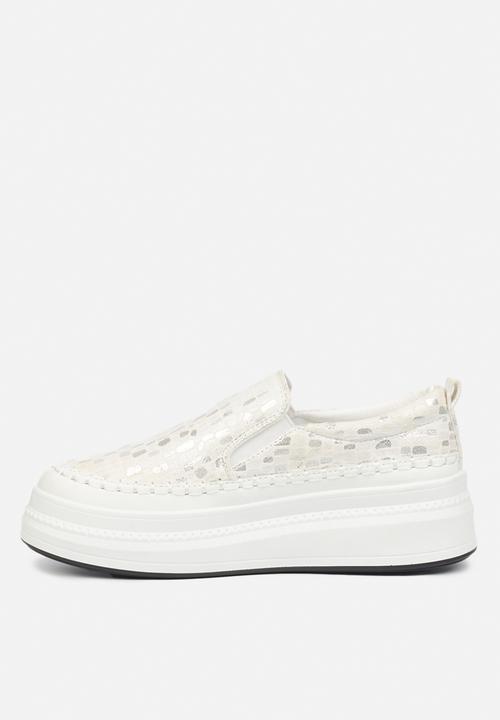 Butterfly Feet - Senhora 7 slip-on - white