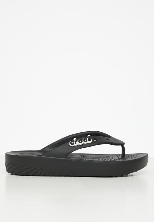 Crocs - Classic platform flip - black