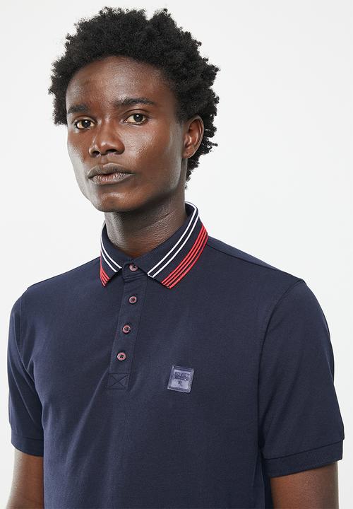 SOVIET - M honcho pique golfer - navy