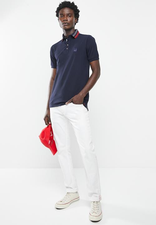 SOVIET - M honcho pique golfer - navy