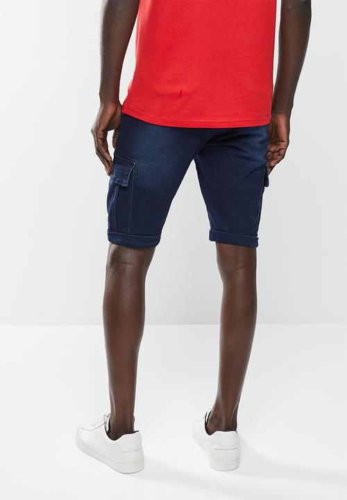 SOVIET - M mogul denim short - blue black