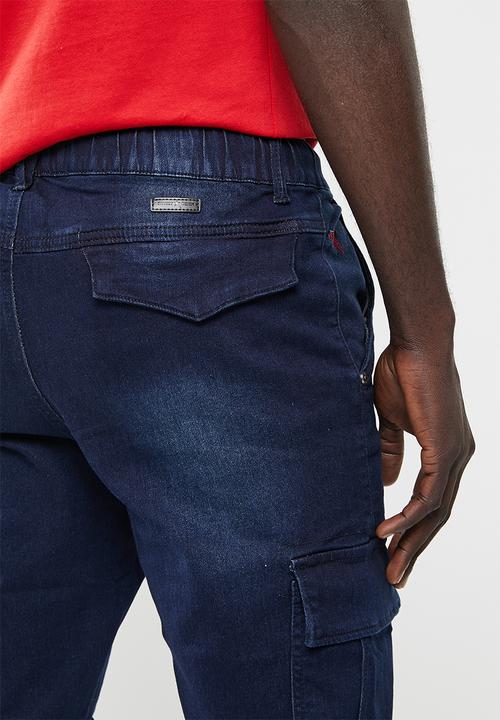 SOVIET - M mogul denim short - blue black