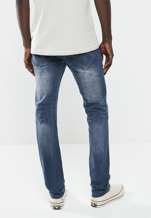 SOVIET - M layden slim leg denim - slate