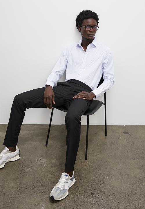 Superbalist - Slim fit stripe shirt - white