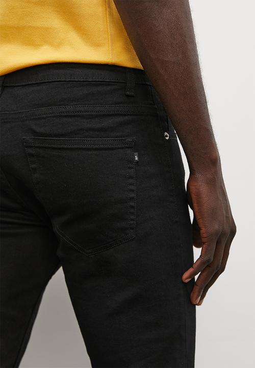 Superbalist - Core skinny black wash - black