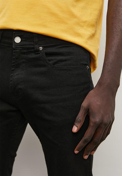 Superbalist - Core skinny black wash - black