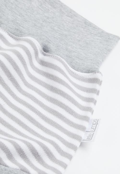 Little Lumps - Puffy shorts - grey stripe