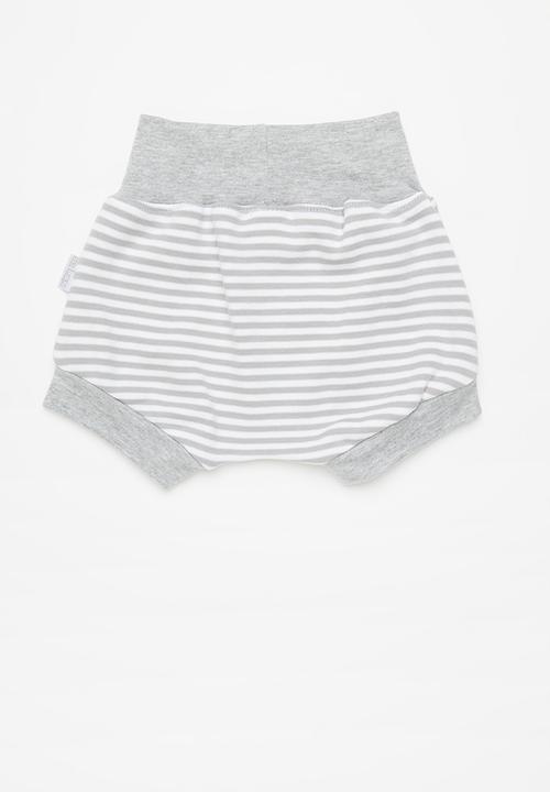 Little Lumps - Puffy shorts - grey stripe