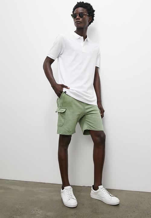 Superbalist - Carson cargo sweatshort - fatigue