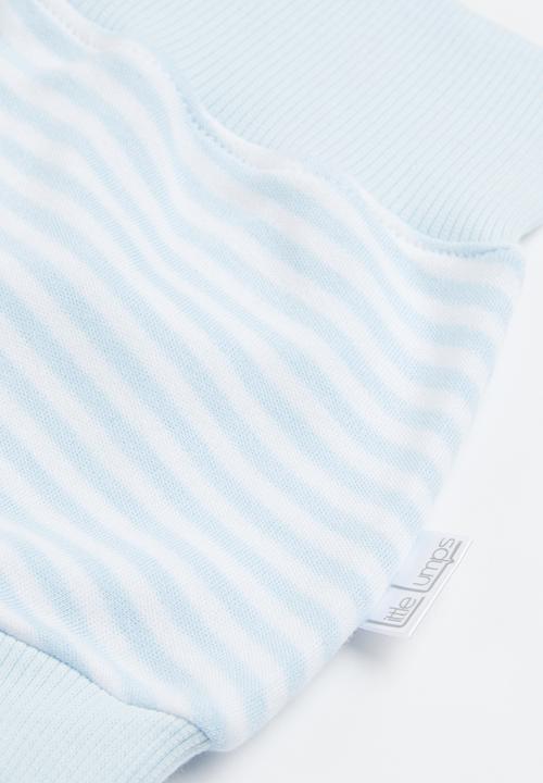 Little Lumps - Puffy shorts - blue stripe