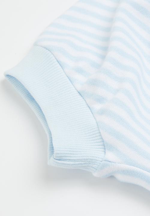 Little Lumps - Puffy shorts - blue stripe