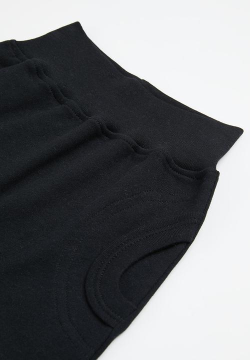 Little Lumps - 3 pack cardigan,shorts & T-shirt - black & white
