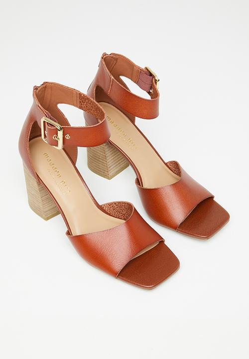 Madden Girl - Reveall block heel - cognac paris