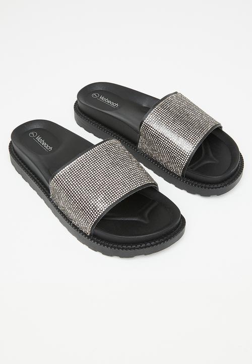 Viabeach - Kush 2 flatform slide - black