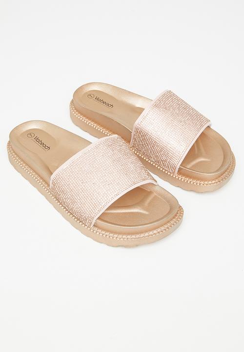 Viabeach - Kush 2 flatform slide - rose gold