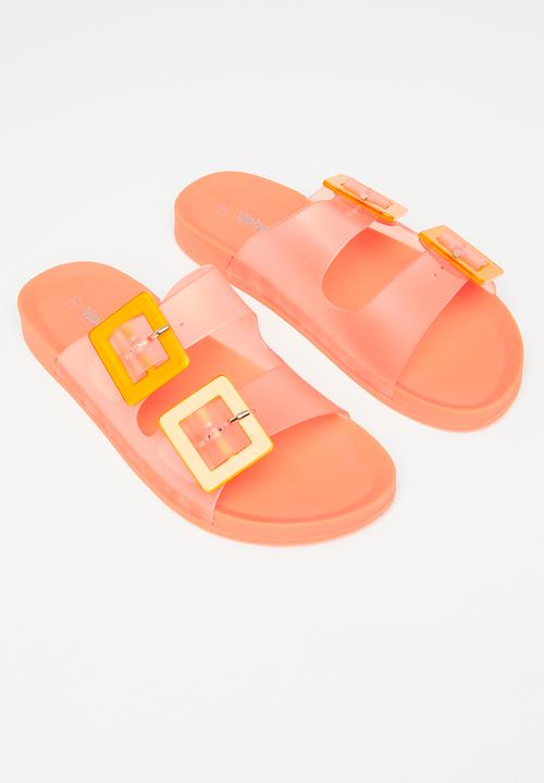 Viabeach - Torrera 2 double strap slide - orange