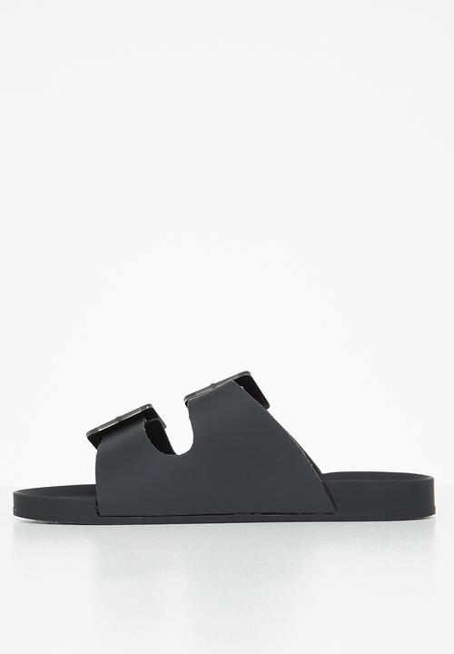 Viabeach - Torrera 2 double strap slide - black