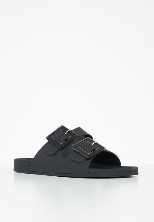 Viabeach - Torrera 2 double strap slide - black