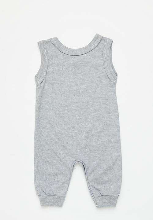 Little Lumps - Sleeveless summer romper - grey