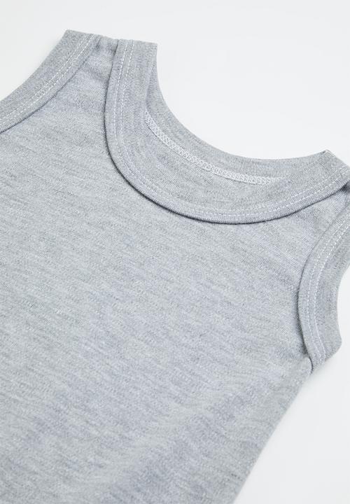 Little Lumps - Sleeveless summer romper - grey